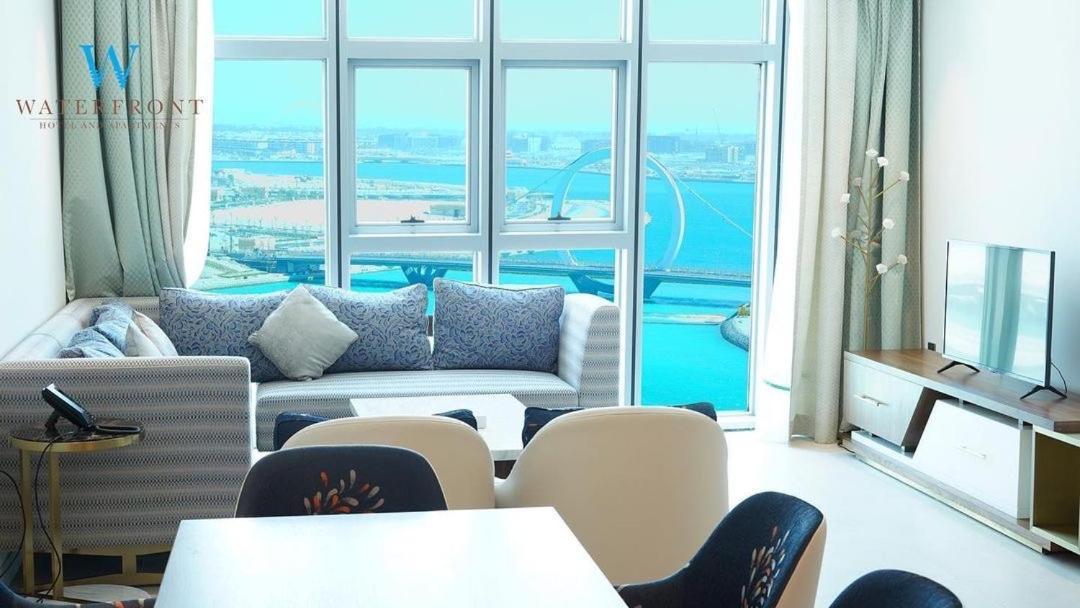 Waterfront Hotel Apartment Lusail Екстериор снимка A living room in a condominium