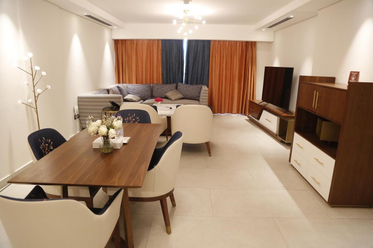 Waterfront Hotel Apartment Lusail Екстериор снимка A living room in a condominium